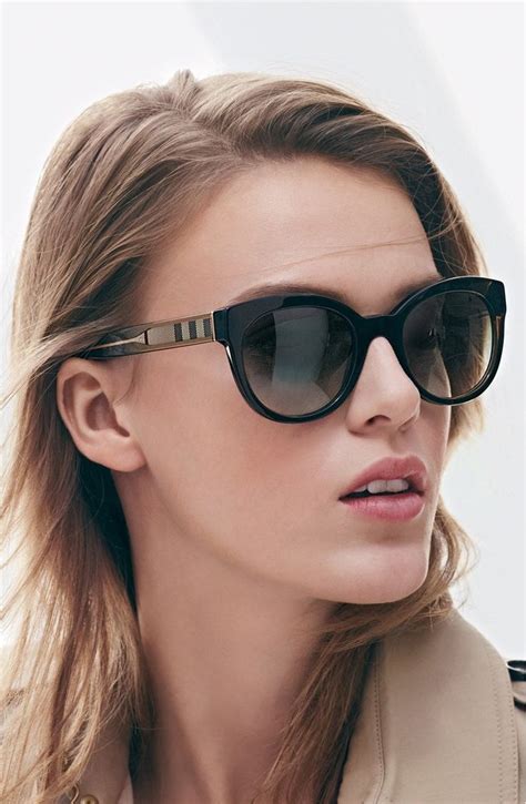 burberry women's retro composite frame sunglasses|eyeglasses burberry glasses on face.